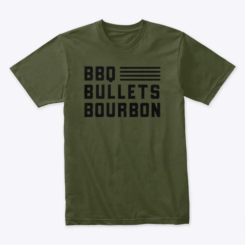 BBQ, Bullets, and Bourbon Tee Shirt